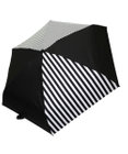 +RING 【UVカット90%以上】【簡単開閉】【数量限定】レディース向け  晴雨兼用折傘 53cm BLK-STP T1250