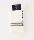 23区GOLF 【MEN】ロゴライン 18センチ丈ソックス