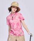 PW CIRCULUS 【WOMEN】WATER SURFACE プリントモックネックT ゴルフウェア レディース