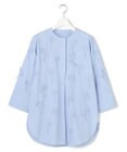 23区 【GOLD LABEL】エンブロイダリータイプライター ブラウス