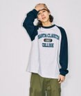 WEGO 【ユニセックス着用ITEM】ラグラングラフィックBIGロンT