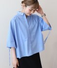 AMERICAN HOLIC 【WEB限定】ギャザーリボンスリーブ半袖シャツ
