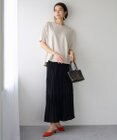 UNFILO ワッシャープリーツスカート