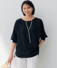 23区 S 【洗える/一部店舗限定】ストレッチジョーゼット シアー カットソー