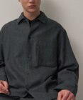 ATON LINEN WOOL TWILL | シャツジャケット - UNISEX