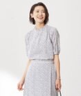 J.PRESS LADIES チェーンプリント スリットネック カットソー