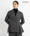 23区 S 【エステータ】シルクネップツイード ジャケット