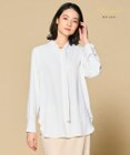 BEIGE， 【洗える】EVA / ボウタイロングスリーブブラウス