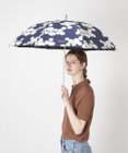 MOONBAT 【 遮光率100％/遮熱/UV】PAUL&JOE ACCESSOIRES(ポール&ジョー) 晴雨兼用日傘 クリザンテーム 総柄 花柄 長傘