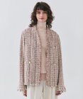 BEIGE， 【Oggi 4月号掲載】TEASEL / オーバーサイズツイードジャケット