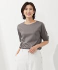 J.PRESS LADIES L コットンリブ タックスリーブ カットソー
