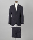 GOTAIRIKU オールシーズン対応【御幸毛織】WOOL×SOLOTEX ストレッチスーツ（ネイビー無地）