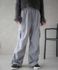 WEGO 【ウエストゴム】イージーパラシュートカーゴパンツ