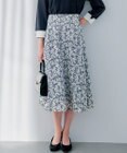 組曲 プランタンプリント フレアスカート