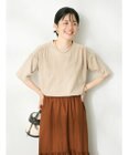 CRAFT STANDARD BOUTIQUE ヴィンテージ風天竺 ショルダーギャザーチュニック