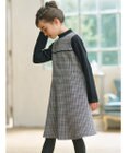 組曲 KIDS 【110-140㎝】チェックジャガード ワンピース