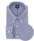 J.PRESS MEN 【KING SIZE】【PREMIUM PLEATS / 形態安定】ギンガムチェック ドレスシャツ / B.D.