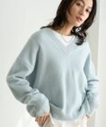 UNFILO ウールカシミヤ Vネックニット
