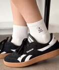 WEGO 手描き風刺繍アンクルパイルソックス