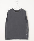 23区 【洗える】コンパクトコットンポリエステル ニットベスト