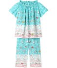 tsumori chisato SLEEP ツモリチサト パジャマ 5分袖 半袖 9分丈 綿100%(本体) ローン素材 レディース UDT146 /ワコール