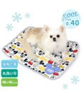 PET PARADISE 犬 クール マット 冷感 ディズニー ミッキーマウス 柔らか アイコン柄クールマット (48×40cm) 接触冷感 ひんやり ペット