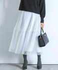 組曲 L ラメチュールプリーツ スカート