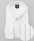 J.PRESS MEN 【KING SIZE】【PREMIUM PLEATS / 形態安定】スーピマコットンボールドストライプ ドレスシャツ / B.D.