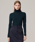ICB L 【CLASSY.1月号掲載・新色追加・洗える】エクストラファインメリノ タートルネックプルオーバー