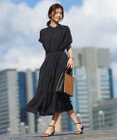 UNFILO L 【WEB限定カラー】ヴィンテージシアー ギャザーワンピース
