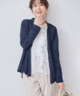 組曲 L 【冷房対策】パウダリージョーゼットカーディガン