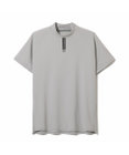 ZERO HALLIBURTON 【吸水速乾・抗菌防臭】 ダブルリブモックネックTシャツZHG-M5S5b 82950