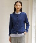 J.PRESS LADIES 【洗える】KNIT BASIC クルーネック カーディガン