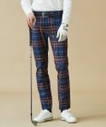 23区GOLF 【MEN】ＴＥＸＢＲＩＤ チェック柄  べーシックシルエットパンツ
