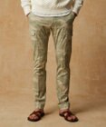 JOSEPH ABBOUD 【イタリア素材/製品染め/ウエストも伸びる!】迷彩ガーメンドダイ パンツ