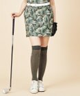 23区GOLF 【WOMEN】キャンピングカモ柄プリントカルゼ スカート