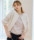 Tiaclasse 【洗える】 シアーピンタックブルゾン