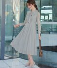 Tiaclasse 【2WAY取り外しリボン付き】リボンタイラメシフォンワンピース