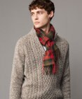 JOSEPH ABBOUD 【John Scott・スコットランド製・英国王室御用達】ラムウール マフラー