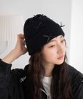 WEGO ribbon　knit　cap
