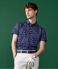 23区GOLF 盛夏対応のマルチ機能【接触冷感・UVケア・吸水速乾】【MEN】総ロゴ カノコシャツ