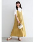 Green Parks BEST PRICE 表面感カットキャミワンピース