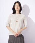 J.PRESS LADIES L TCポンチ モックネック カットソー