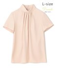 BEIGE， 【L-size】EVA / ハイネックブラウス