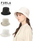 MOONBAT 【洗える】FURLA(フルラ) カラーステッチななめはぎブルトンハット