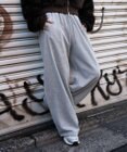 WEGO 【ウエストゴム/SMサイズ展開】カーブデザインスウェットパンツ