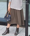 J.PRESS LADIES 【WEB限定・洗える】BARTOLOZZI ポリエステルレザーII スカート