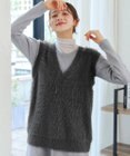 Tiaclasse 【洗える】フェザーニットベスト