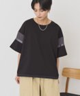 AMERICAN HOLIC 異素材ラインプルオーバー