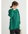 Green Parks もちやわ　ボートネックニットチュニック